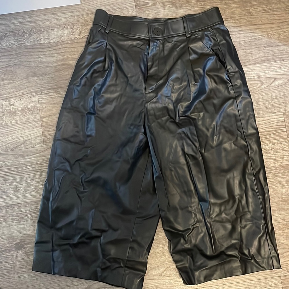 Pleather shorts